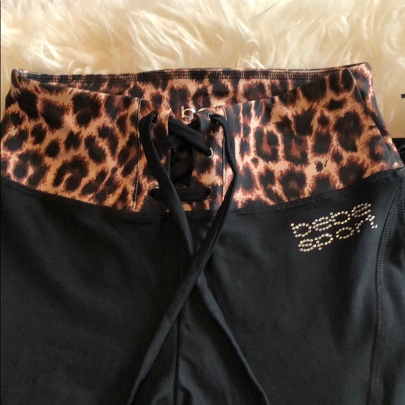 Bebe Sports Workout Capris - Picture 2 of 7